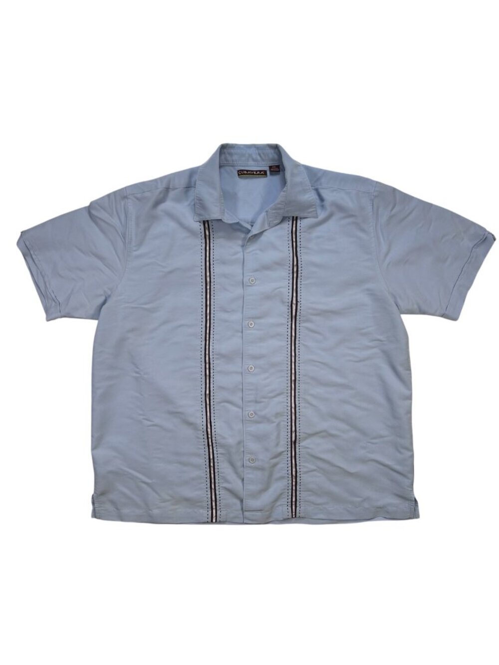 CUBAVERA XXL Relaxed Fit Shirt Men Blue Classic Casual